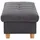 Home Affaire Hocker Lyla Luxus-Microfaser 131 x 42 x 61 cm Grau