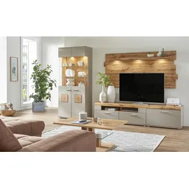 Innostyle Lowboard klein Cortina - grau - Maße cm B: 80 H: 51 T: 47.0