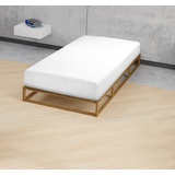 Biberna Spannbettlaken Sleep & Protect 0808421 Stretchmolton 80 x 190 - 100 x 210 cm weiß