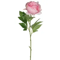 Mica decorations Mica Künstliche Pfingstrose Rosa 76 Cm Deko Pflanze Einzelblume