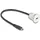 DeLock USB-C 30 m Schwarz/Silber