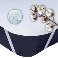 Komfortec Matratzenschoner 180x200 cm aus Baumwolle, wasserdichte und Atmungsaktive Matratzenauflage, Oeko-TEX, Anti Allergie, ohne Knistern