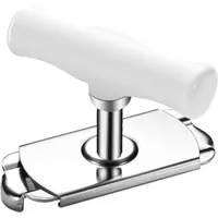 Manueller Dosenöffner, 1-4 Zoll, multifunktional, verstellbar, professioneller, rutschfester Dosenöffner, geeignet für Küche, Hausbar, Weiß