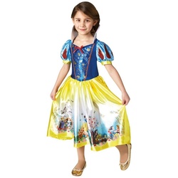 Rubie ́s Kostüm Disney Prinzessin Schneewittchen Dream Kinderkostü, Traumhaftes Prinzessinnenkleid mit Szenen aus dem Disney-Spielfilm gelb 116