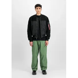 Alpha Industries Ma-1 Teddy Bomberjacke schwarz XL