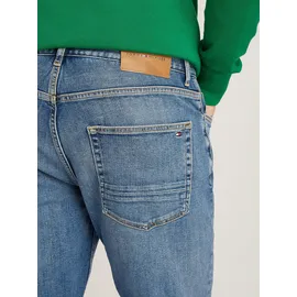 Tommy Hilfiger "CORE DENTON", Herren, Gr. 30, Länge 30, blau (light blau), Denim/Jeans, Obermaterial: 94% Baumwolle, 4% Elastomultiester, 2% Elasthan, straight fit, Jeans Straight-Jeans