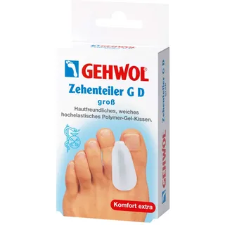 Eduard Gerlach Zehenteiler G Hallux-Valgus-Bandage 3 St. Weiß
