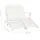 vidaXL 2-Sitzer Adirondack Gartenbank mit Fußstütze 119,5 x 147,5 x 89,5 cm weiß 315909