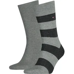 TOMMY HILFIGER Herren Socken Rugby 2er Pack