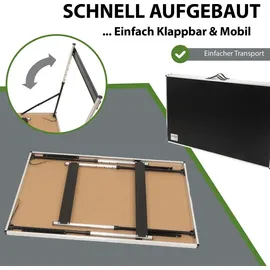 Trutzholm Multifunktionstisch 100 x 60 cm grau/schwarz 90 kg