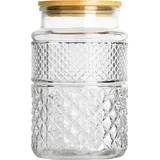 Belle Vous Vorratsglas mit Holzdeckel 1 l