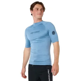 Rip Curl Dawn Patrol UPF Perf Short Sleeve faded denim - XL