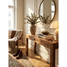 KADIMA DESIGN MUMBAI Konsolentisch 120 x 40 x 70 cm beige