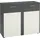 vogl möbelfabrik Tirent 100 x 84 x 40 cm Grau / Weiß