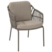 4 Seasons Outdoor 2er-Set 4 SEASONS OUTDOOR Dining Gartensessel Capalbio Edelstahl Terre