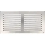 MS Beschläge Aluminium Lüftungsgitter mit Netz 150x300mm