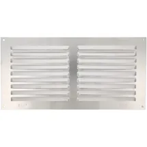 MS Beschläge Aluminium Lüftungsgitter mit Netz 150x300mm