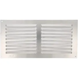 MS Beschläge Aluminium Lüftungsgitter mit Netz 150x300mm
