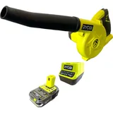 RYOBI R18TB-115 Akku Gebläse 18 V 200 km/h + 1x Akku 1,5 Ah + Ladegerät