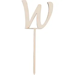 Sallys Cake Topper Buchstaben - aus Holz