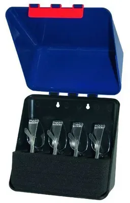 Midibox für 4 Schutzbrillen, blau - blau
