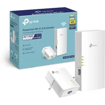 TP-Link TL-WPA7817 KIT Powerline Adapter WLAN, AV1000, WiFi 6 AX1500 Dualband, Gigabit Ethernet, Plug & Play, Kompatibel mit Allen HomePlug AV/AV2 Powerline Adaptern