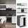 Vicco Küchenzeile R-Line 200 cm Weiß Hochglanz/Anthrazit