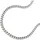 GALLAY Kette 2mm Flachpanzerkette 2x diamantiert Silber 925 50cm