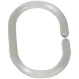Wenko Duschvorhangringe Transparent 12er Set
