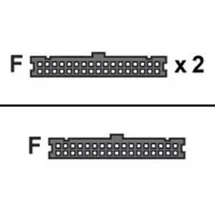 Supermicro Floppy Cable - 3-connector CBL-0022L