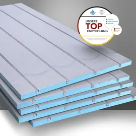 Belvit Fußbodenheizung Set Trockenbau XPS 25 mm mit Metallverbundrohr und Randdämmstreifen 30 m2