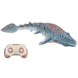 Playtastic Ferngesteuerter Mosasaurus für Wasser, mit Wassersprüh-Funktion, 40 cm