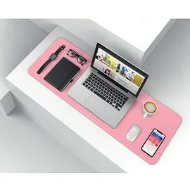 Sigel Schreibtischunterlage rosa/silber Lederimitat 80,0 x 30,0 cm, 1 St.