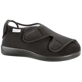 FLORETT Varomed Klettpantoffel 'Dublin Xxl', extreme Weite, schwarz 1 St