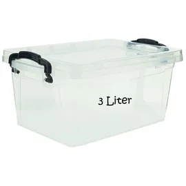 CENTI Warenhandels GmbH Centi Aufbewahrungsbox 11,5 x 26 x 17 cm 1-tlg. transparent