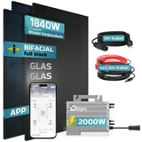 sunniva Balkonkraftwerk 1840W Bifazial Fullblack