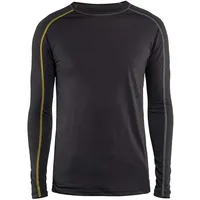 Blåkläder Blakläder Unterhemd XLIGHT 100% Merino dunkelgrau/gelb 4XL