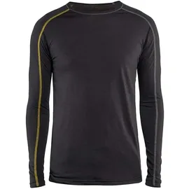 Blåkläder Blakläder Unterhemd XLIGHT 100% Merino dunkelgrau/gelb 4XL