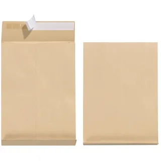 Herlitz Versandtasche B4 braun, 25 Stück
