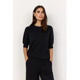 Soyaconcept Kurzarmbluse schwarz M