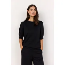 Soyaconcept Kurzarmbluse schwarz M