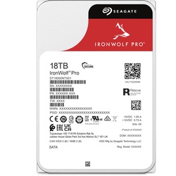 Seagate IronWolf Pro 18TB HDD 3.5 Zoll NAS Festplatte SATA 6Gb/s 7200rpm Rece...