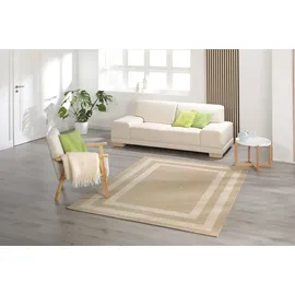 Peyer Syntex Teppich Terrace Bordüre natur-weiss 60 x 110 cm