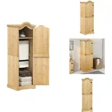 Vidaxl - Kleiderschrank Corona 55x52x170 cm Massivholz Kiefer - Holzschranks - Kleiderschrank - Massivholzklaederschrank - Schlafzimmermöbel