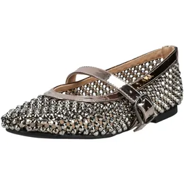 Alma en Pena Ballerinas mit Ziersteinbesatz, silber, 39