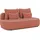 S-Style Kindersofa Vero 210 x 90 x 98 cm Buche/Birke rosa