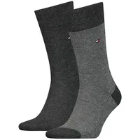 Tommy Hilfiger Socken mit Label-Details im 2er-Pack Modell 'Birdeye', Anthrazit, 43/46