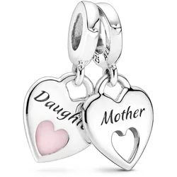 Pandora 799187C01 Silber Charm-Anhänger Mutter & Tochter