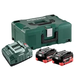 Metabo Basis-Set LiHD 18 V 2 x 8,0 Ah + Ladegerät + metaBox 685131000