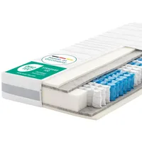 RAVENSBERGER Matratzen Tonnentaschenfederkern-Matratze Ravo-Spring - Härtegrad H2, mittel - 180 x 200 cm, Höhe 22 cm - 7-Zonen - Standard 100 by Oeko-TEX Zertifiziert